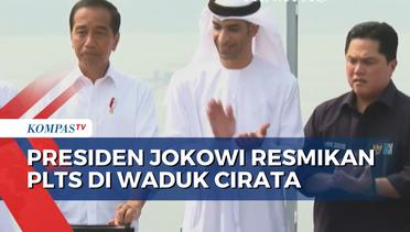 Presiden Jokowi Resmikan PLTS Terapung Cirata, Ini yang Terbesar se-Asia Tenggara