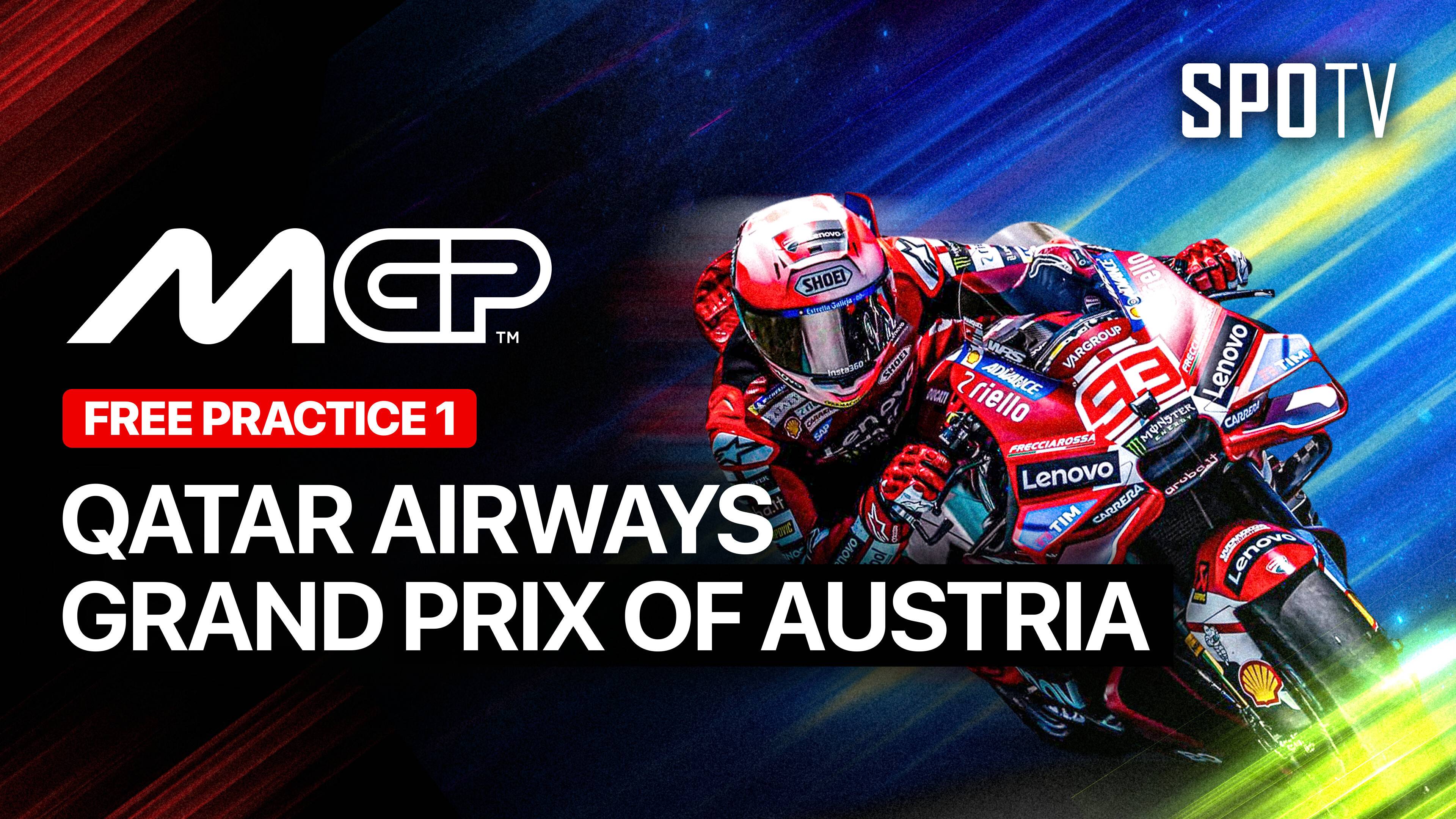 MotoGP Free Practice 1: Qatar Airways Grand Prix of Austria - MotoGP 2026 Round 15
