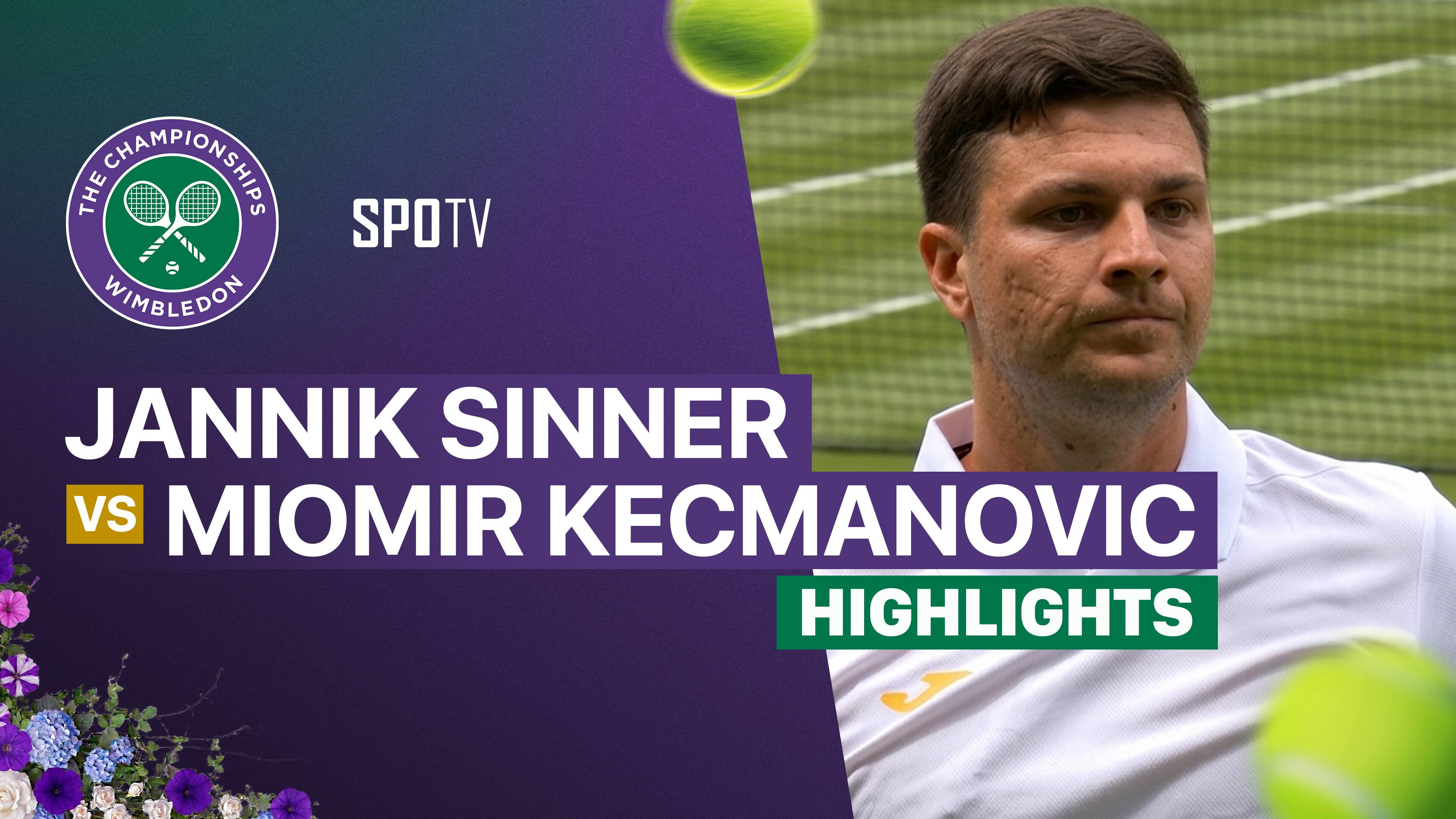 Jannik Sinner vs Miomir Kecmanovic - Gentlemen's Singles First Round | Wimbledon 2026