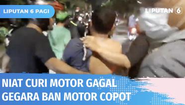 Ban Copot, Motor yang Sedang Diperbaiki di Bengkel Gagal Dicuri | Liputan 6