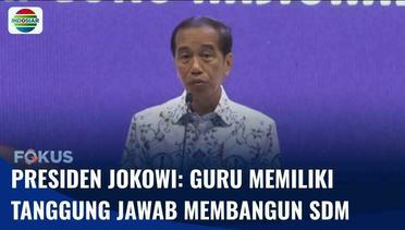 Presiden Jokowi Hadiri HUT PGRI dan Hari Guru Nasional, Tekankan Pentingnya Guru | Fokus