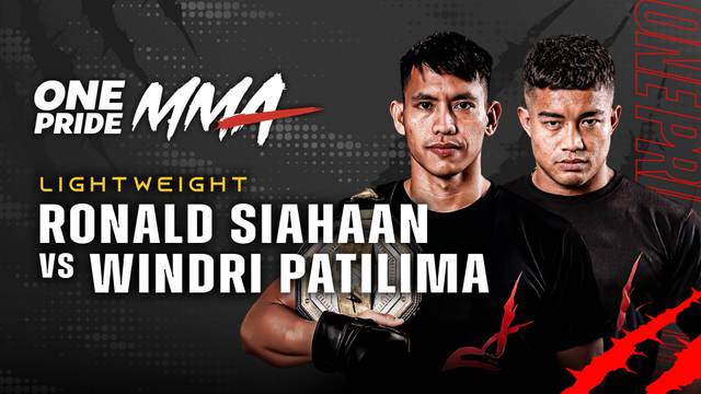 Ronald Siahaan vs Windri Patilima - Full Match | One Pride 89