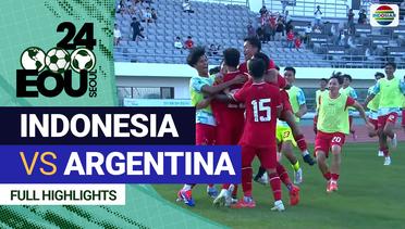 Argentina vs Indonesia - Full Highlight | Seoul Earth On Us Cup 2024