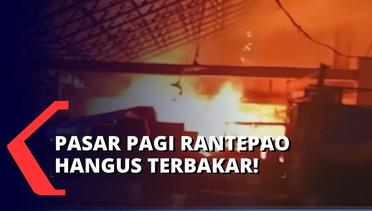 Kebakaran Terjadi di Pasar Pagi Rantepao, Polres Toraja Utara Masih Selidiki Penyebabnya!