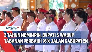 2 Tahun Memimpin, Bupati & Wabup Tabanan Perbaiki 93% Jalan Kabupaten