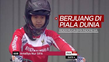 Perjuangan Atlet Muda Indonesia, Amellya Nur Sifa di Final Piala Dunia BMX 2021