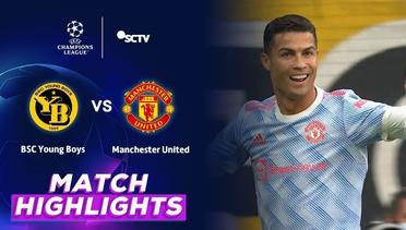 BSC Young Boys VS Manchester United - Highlights Liga Champions UEFA 2021