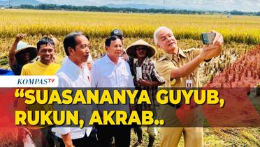 Gerindra Soal Foto Mesra Jokowi, Prabowo dan Ganjar: Guyub, Rukun, Akrab