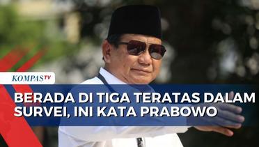 Berada di Tiga Teratas dengan Elektabilitas Tinggi dalam Survei LSI, Begini Respons Prabowo