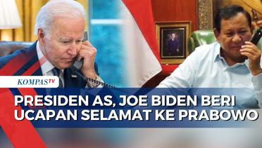 Momen Presiden AS Joe Biden Ucapkan Selamat ke Prabowo Melalui Sambungan Telepon