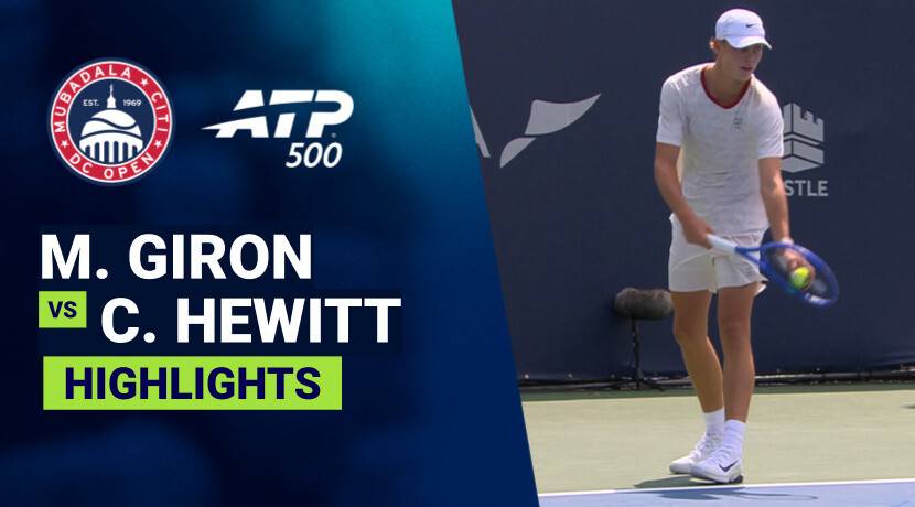 Marcos Giron vs Cruz Hewitt - Round 1 (Court 4) | ATP 500: Mubadala Citi DC Open 2026
