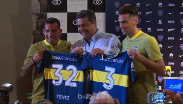 Tevez Senyum Bahagia, Jadi Pemain Boca Juniors Ketiga Kalinya