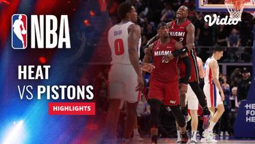 Miami Heat vs Detroit Pistons - Highlights | NBA Regular Season 2023/24