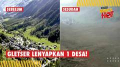 Rekaman Detik-Detik Gletser di Pegunungan Alpen Swiss Lenyapkan 1 Desa