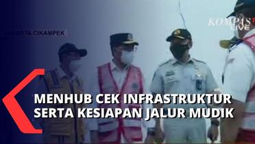 Menhub dan Kakorlantas Polri Cek Kesiapan Jalur Mudik Lebaran di Tol Jakarta-Cikampek