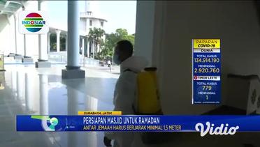 Persiapan Masjid Al Akbar Surabaya Untuk Ramadhan 2021