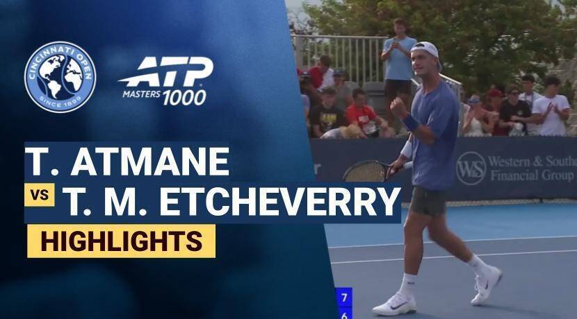 Terence Atmane vs Tomas Martin Etcheverry - Round 2 (Court 8) | ATP 1000: Cincinnati Open 2026