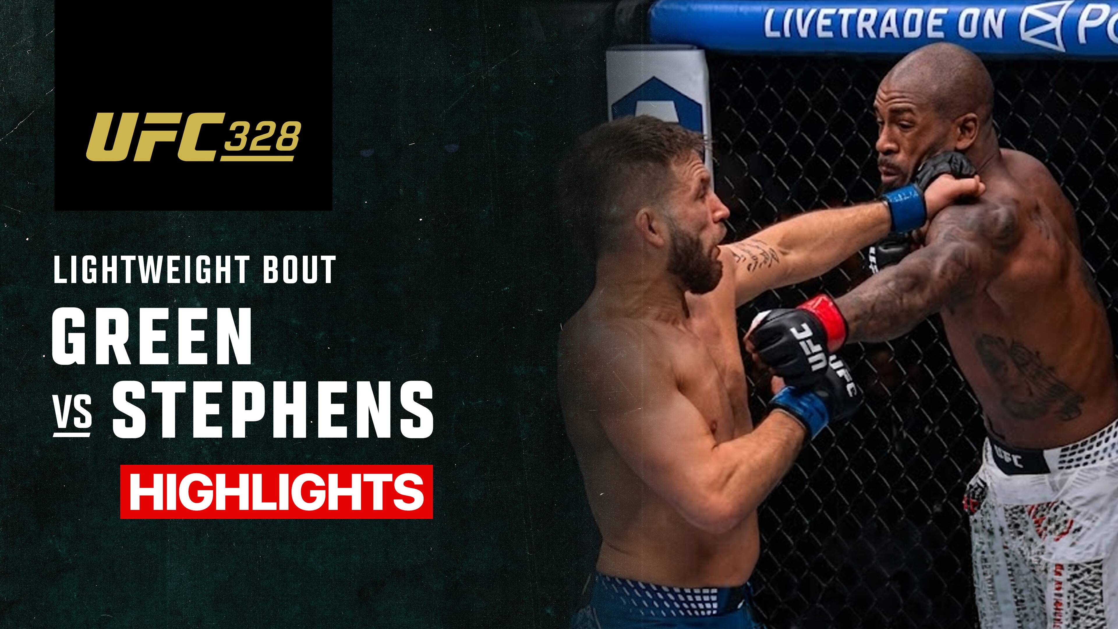 King Green vs Jeremy Stephens - Lightweight | UFC 328