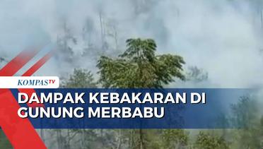 Dampak Kebakaran di Gunung Merbabu Warga Diungsikan ke Balai Desa