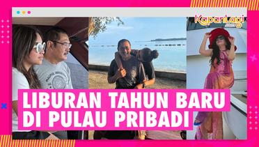 Mayangsari Liburan Tahun Baru di Pulau Pribadi, Anak dan Suami Nyetir Yacht Mewah - Tawa Bahagia