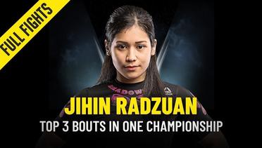 Jihin Radzuan’s Top 3 Bouts - ONE Full Fights