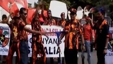 VIDEO: Pemuda Pancasila Gelar Aksi Protes Kecam Australia
