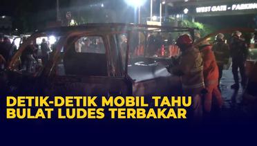 Mobil Tahu Bulat Ludes Terbakar, Diduga Tabung Gas Bocor