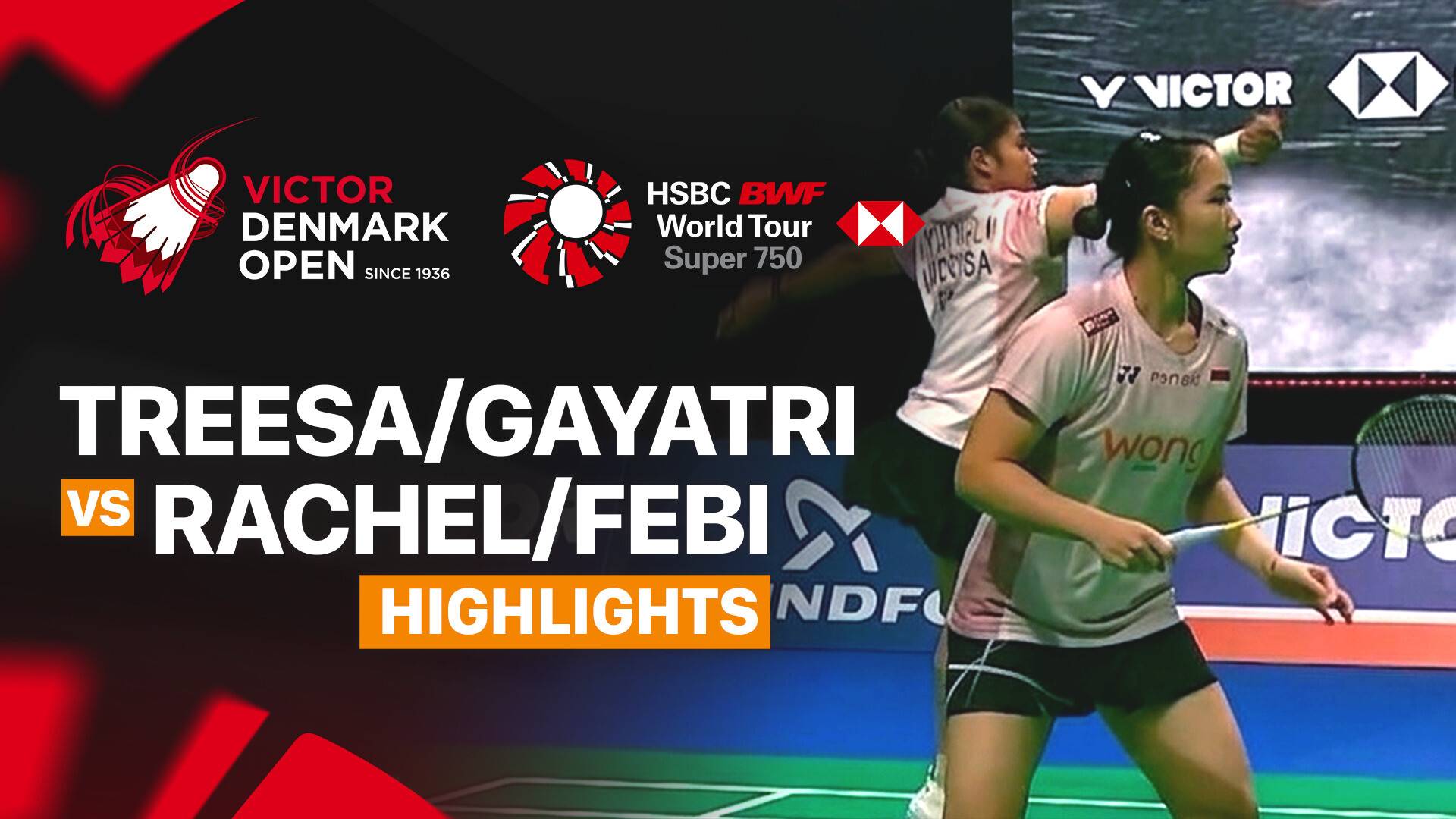Treesa Jolly/Gayatri Gopichand Pullela (IND) vs Rachel Allessya Rose/Febi Setianingrum (INA) - Women's Doubles Round of 16 | VICTOR Denmark Open 2026