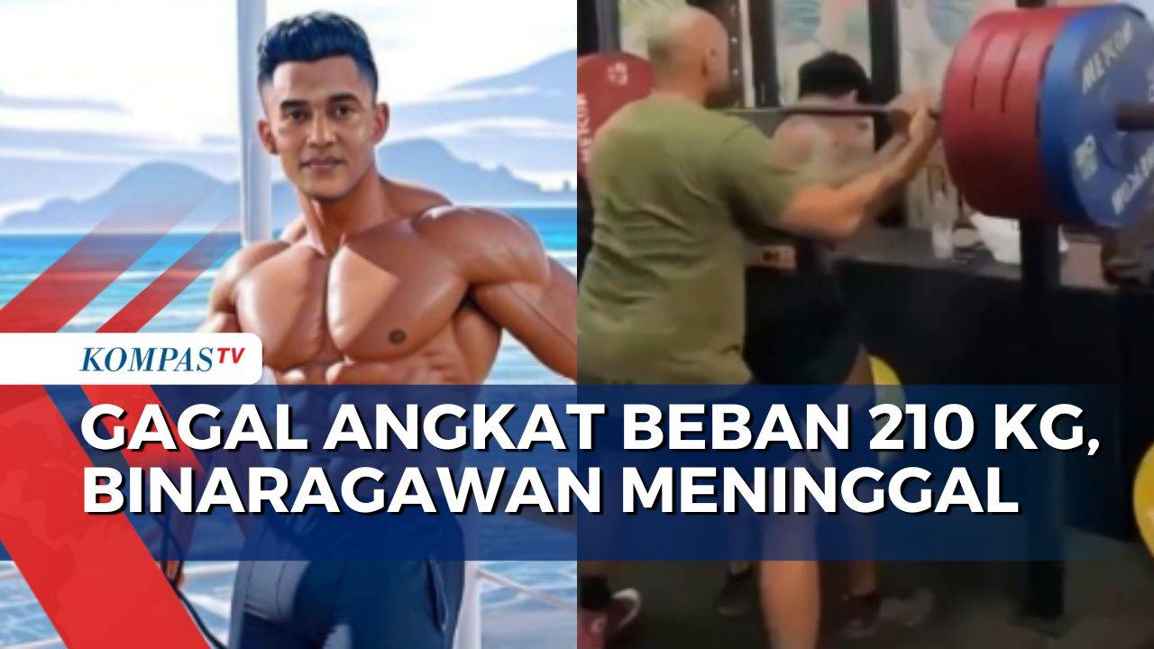 Kronologi Binaragawan Justyn Vicky Gagal Angkat Beban 210 Kg Hingga