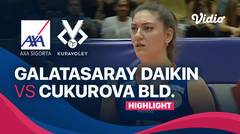 Galatasaray Daikin vs Cukurova BLD Adana Demirspor - Highlights | Women's Turkish Volleyball Cup 23/24