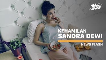 Sandra Dewi, Tetap Langsing Meski Hamil 9 Bulan