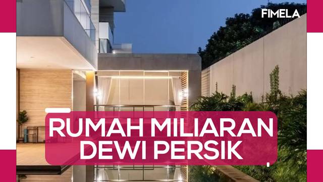 Rumah Belasan Miliar Dewi Persik Bergaya Modern Dilengkapi Lift