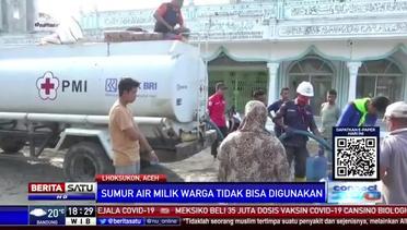 PMI Salurkan Bantuan Air Bersih Untuk Korban Banjir di Aceh Utara