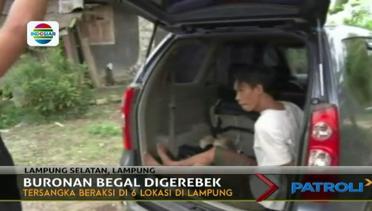 Polisi Gerebek Rumah Persembunyian Begal di Lampung - Patroli Siang