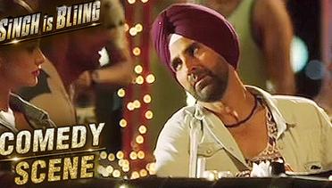 Akshay Kumar Funny Bar Scene | Comedy Scene | Singh Is Bliing | Lara Dutta, Amy Jackson | HD
