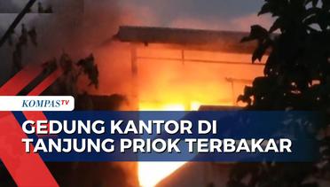 Kebakaran Melanda Lantai 3 Gedung Perkantoran di Tanjung Priok, Karyawan Segera Selamatkan Diri