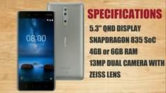Full Spesifications Nokia 8 Review 2017
