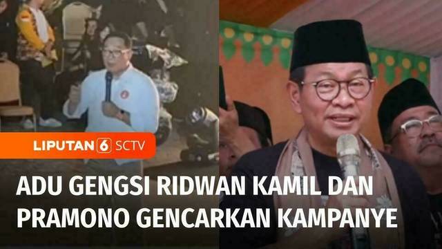 Adu Gengsi! Ridwan Kamil vs Pramono-Rano Bersaing di Pilkada Jakarta | Liputan 6