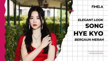 Kecantikan yang Tak Lekang Usia, Song Hye Kyo Tampil Elegan dengan Gaun Merah