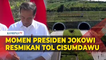 [FULL] Momen Presiden Jokowi Resmikan Tol Cisumdawu, Singgung Proses Pembebasan Lahan