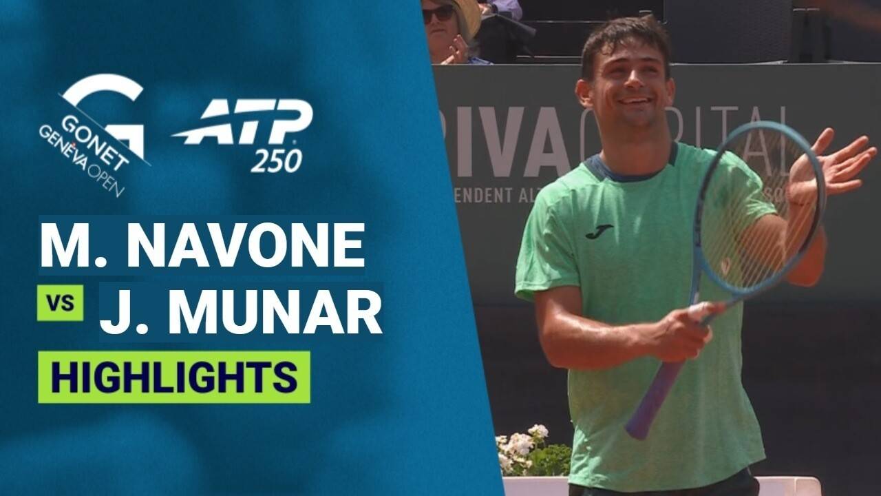 Mariano Navone vs Jaume Munar - Quarterfinals | ATP 250: Gonet Geneva Open 2026