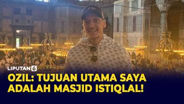 Merakyat! Mesut Ozil Jumatan Bareng Warga di Masjid Istiqlal