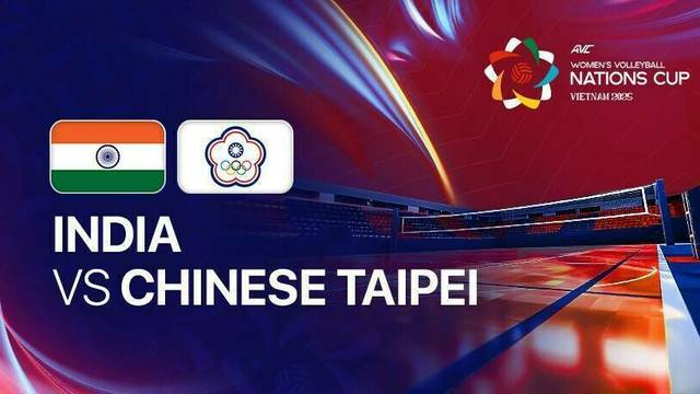 India vs Chinese Taipei - Full Match | AVC Women's Volleyball Nation Cup 2025