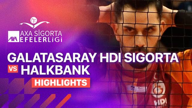 Galatasaray HDI Sigorta vs Halkbank - Highlight | Turkish Men's Volleyball League 2025/26