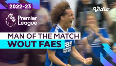 Aksi Man of the Match: Wout Faes | Leicester vs West Ham | Premier League 2022/23