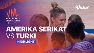 Match Highlights | USA vs Turki | Women’s Volleyball Nations League 2023
