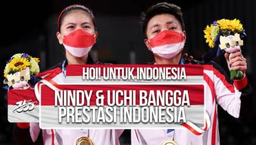Momen Bahagia Greysia Polii dan Apriani Rahayu, Indonesia Raya Berkumandang di Olimpiade Tokyo 2020