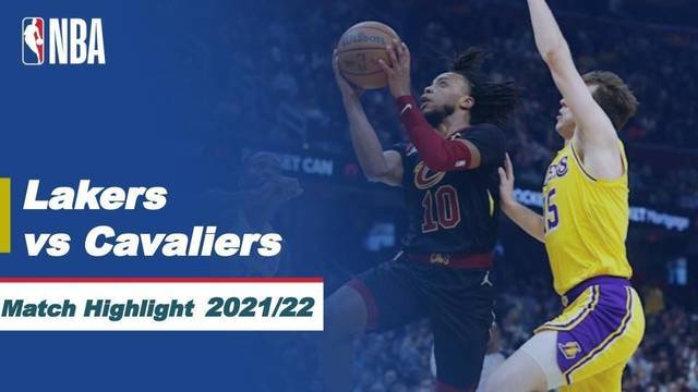 Match Highlight L.A. Lakers vs Cleveland Cavaliers NBA Regular Season 2021 22