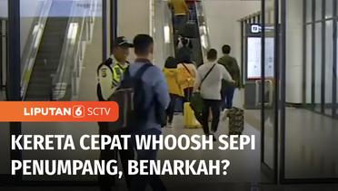 Viral Kondisi Kereta Cepat Jakarta-Bandung Sepi Penumpang, Benarkah? | Liputan 6
