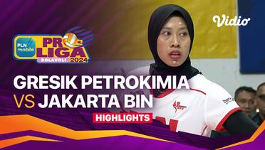 Putri: Gresik Petrokimia Pupuk Indonesia vs Jakarta BIN - Highlights | PLN Mobile Proliga 2024